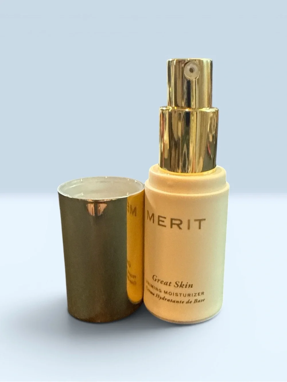 Merit Great Skin Firming Moisturizer - Frosted White Bottle with Gold Cap NWOB